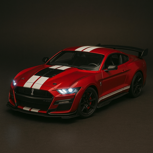 1:32 Shelby GT500 Diecast – Iconic Muscle in Metal Red