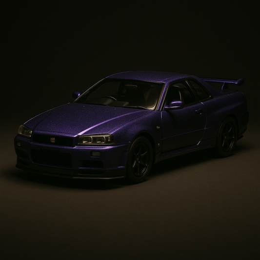 1:32 Nissan GTR R34 Skyline Diecast – JDM Legend