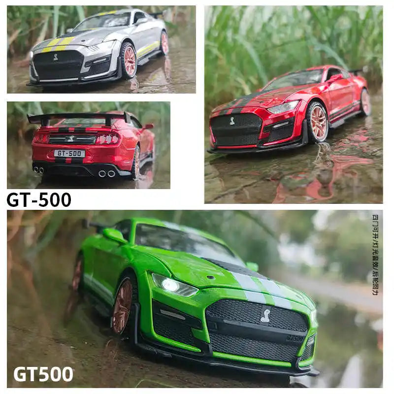 1:32 Shelby GT500 Diecast – Iconic Muscle in Metal Red