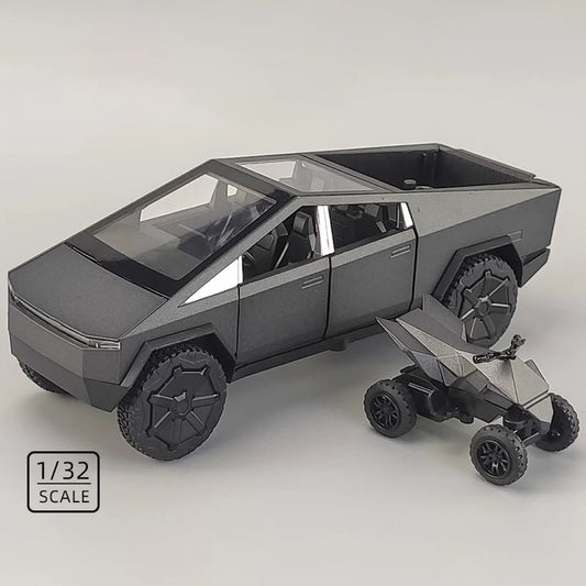 1:32 Cybertruck Diecast Model with LED & Sound
