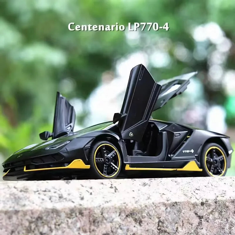 1:32 Lamborghini LP770-4 Diecast – Scissor Doors, Lights & Sound